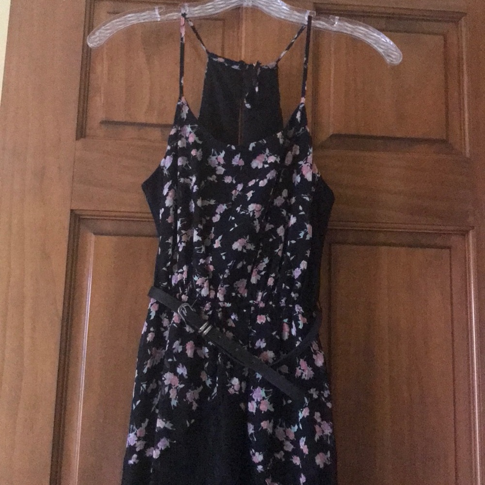 NWT Black Floral Maxi Dress - Picture 2 of 8